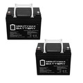 Mighty Max Battery 12V 35AH INT Battery Replacement for Power Patrol SLA1156 - 2 Pack ML35-12INTMP2298